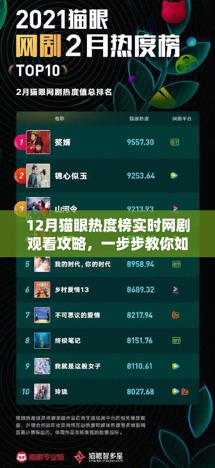 12月猫眼热度榜网剧追剧攻略，轻松掌握实时观看步骤