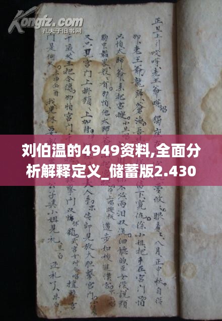 刘伯温的4949资料,全面分析解释定义_储蓄版2.430