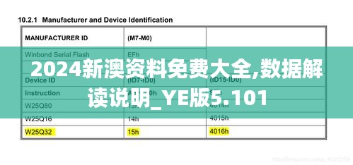 2024新澳资料免费大全,数据解读说明_YE版5.101