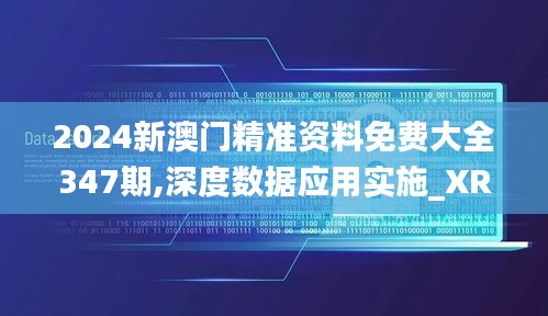 2024新澳门精准资料免费大全347期,深度数据应用实施_XR16.560