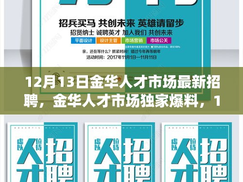 12月13日金华人才市场独家爆料，最新招聘资讯全解密