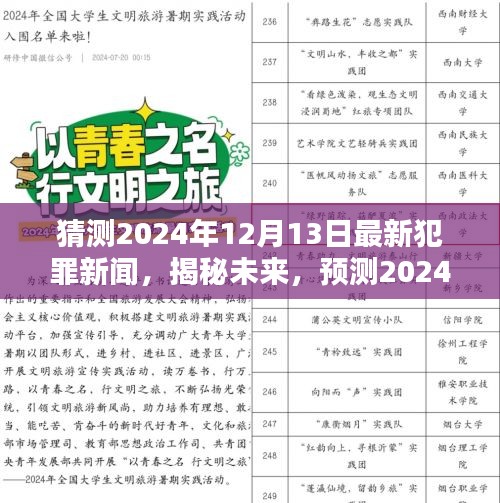 揭秘未来犯罪动向，预测2024年12月13日的犯罪新闻热点分析