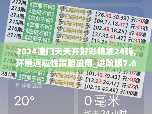 2024澳门天天开好彩精准24码,环境适应性策略应用_进阶版7.690