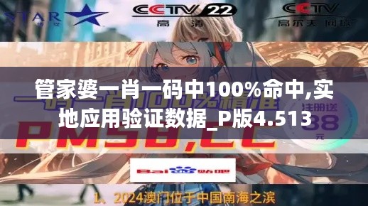 管家婆一肖一码中100%命中,实地应用验证数据_P版4.513