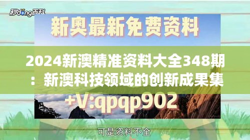 2024新澳精准资料大全348期：新澳科技领域的创新成果集锦