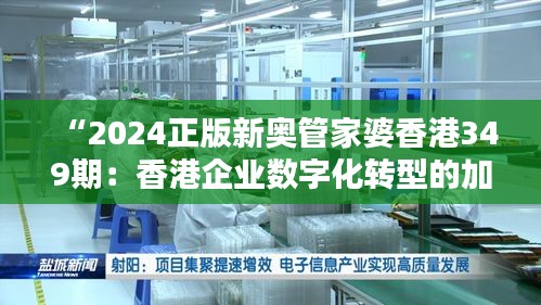 “2024正版新奥管家婆香港349期：香港企业数字化转型的加速器”