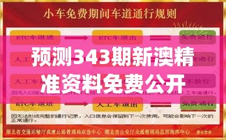 预测343期新澳精准资料免费公开＂助你解读投资趋势