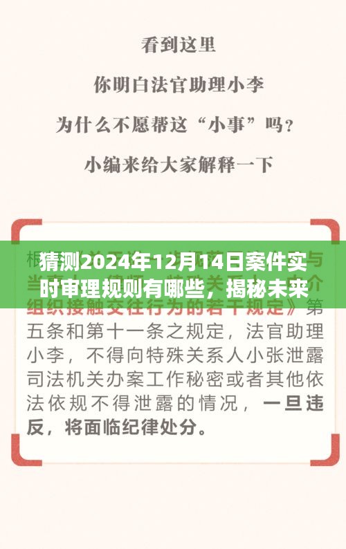 揭秘未来法庭之旅，案件实时审理规则与探寻内心平静的奥秘之旅（预测至2024年12月）