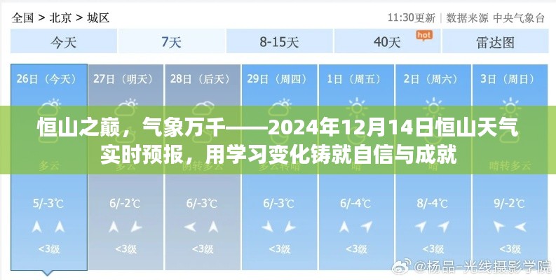 恒山之巅气象实时预报，铸就自信与成就的学习之旅