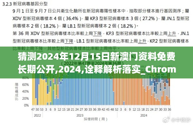 猜测2024年12月15日新澳门资料免费长期公开,2024,诠释解析落实_ChromeOS10.993