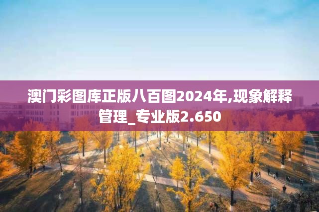 澳门彩图库正版八百图2024年,现象解释管理_专业版2.650