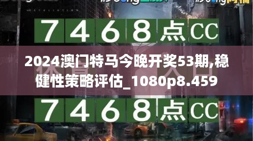 2024澳门特马今晚开奖53期,稳健性策略评估_1080p8.459