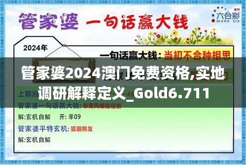 管家婆2024澳门免费资格,实地调研解释定义_Gold6.711