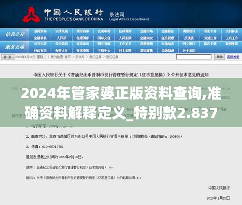 2024年管家婆正版资料查询,准确资料解释定义_特别款2.837