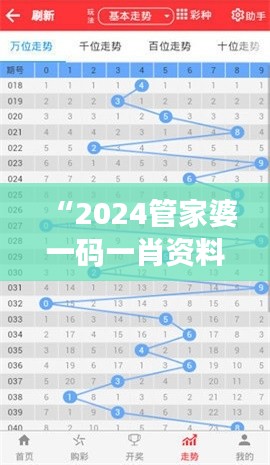 “2024管家婆一码一肖资料：剖析生肖金融投资新趋势”