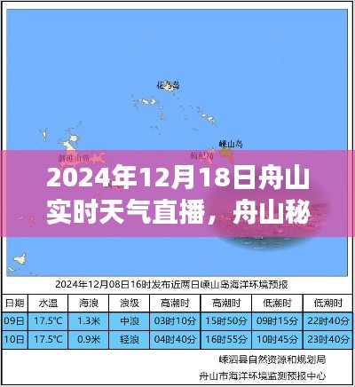 心灵之旅，舟山秘境实时天气直播下的冬日风情