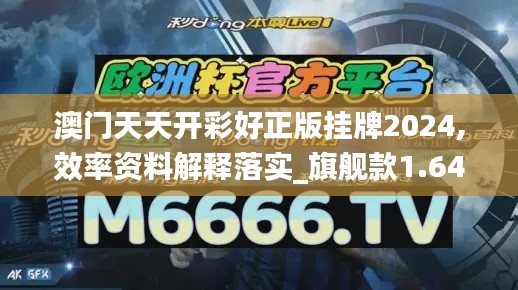 澳门天天开彩好正版挂牌2024,效率资料解释落实_旗舰款1.649