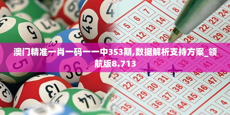 澳门精准一肖一码一一中353期,数据解析支持方案_领航版8.713