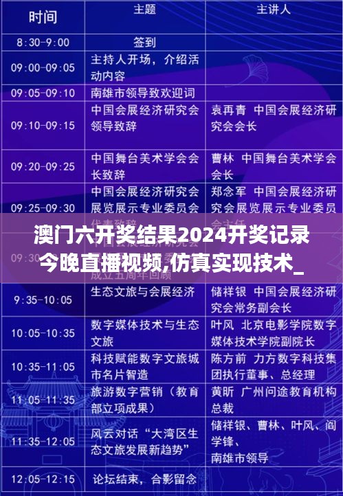 澳门六开奖结果2024开奖记录今晚直播视频,仿真实现技术_Max4.546