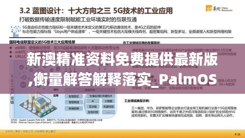 新澳精准资料免费提供最新版,衡量解答解释落实_PalmOS5.657