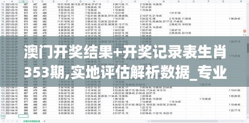 澳门开奖结果+开奖记录表生肖353期,实地评估解析数据_专业款4.886