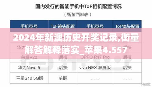 2024年新澳历史开奖记录,衡量解答解释落实_苹果4.557