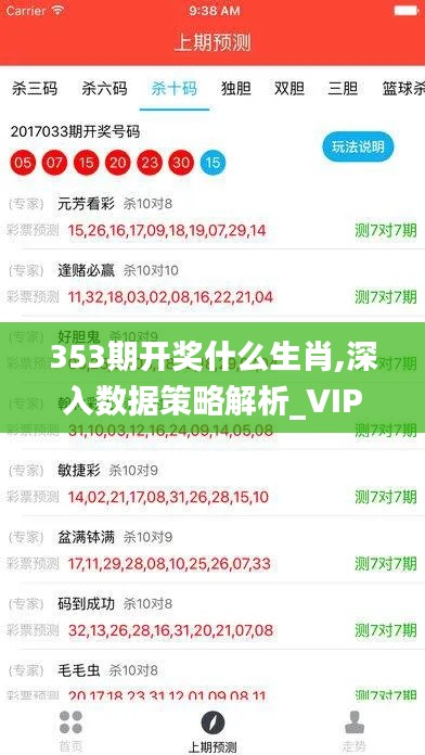 353期开奖什么生肖,深入数据策略解析_VIP4.457