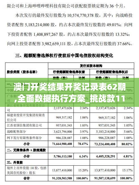 澳门开奖结果开奖记录表62期,全面数据执行方案_挑战款110.938