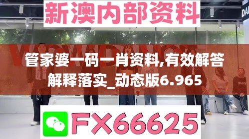 管家婆一码一肖资料,有效解答解释落实_动态版6.965