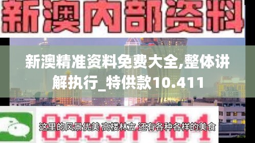 新澳精准资料免费大全,整体讲解执行_特供款10.411