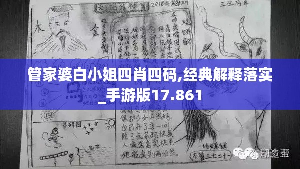 管家婆白小姐四肖四码,经典解释落实_手游版17.861