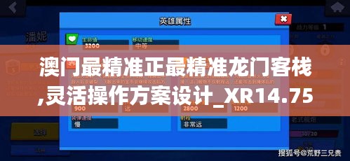 澳门最精准正最精准龙门客栈,灵活操作方案设计_XR14.751