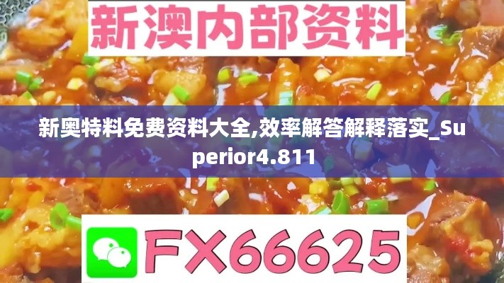 新奥特料免费资料大全,效率解答解释落实_Superior4.811