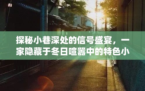 探秘小巷深处的信号盛宴，特色小店如何解读冬季实时信令数据奥秘