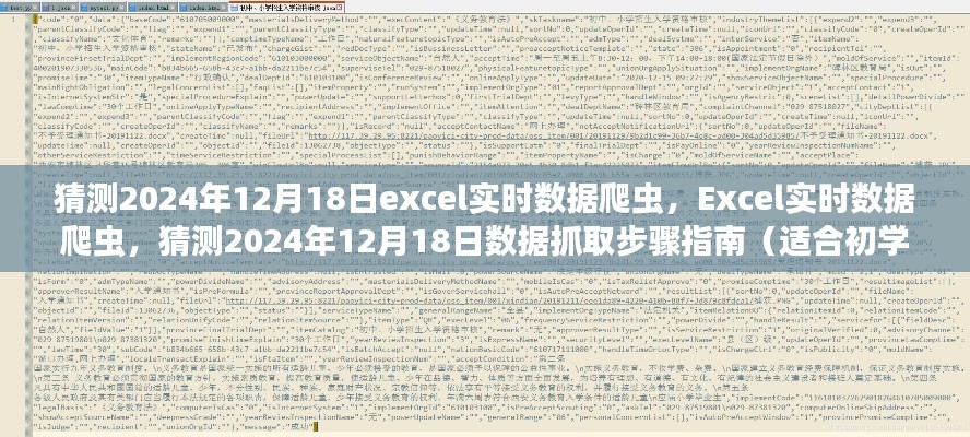 Excel实时数据爬虫指南，2024年12月18日数据抓取步骤解析（初学者与进阶用户适用）