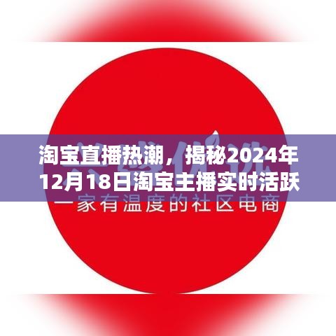 淘宝直播热潮，揭秘主播实时活跃风采——2024年12月18日特辑