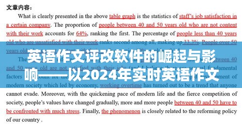 英语作文智能评改软件的崛起及其影响——以实时英语作文智能评改系统为例（2024年）