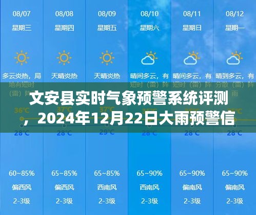 文安县实时气象预警系统评测及大雨预警信息深度剖析报告（2024年12月22日）