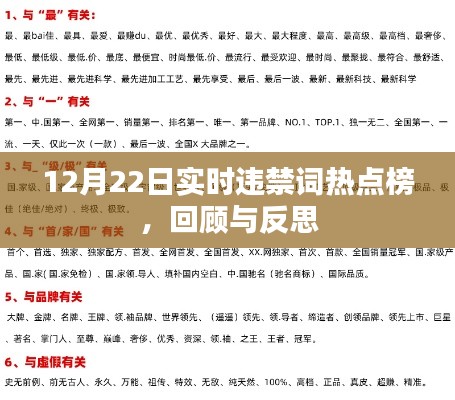 12月22日违禁词热点榜回顾与反思