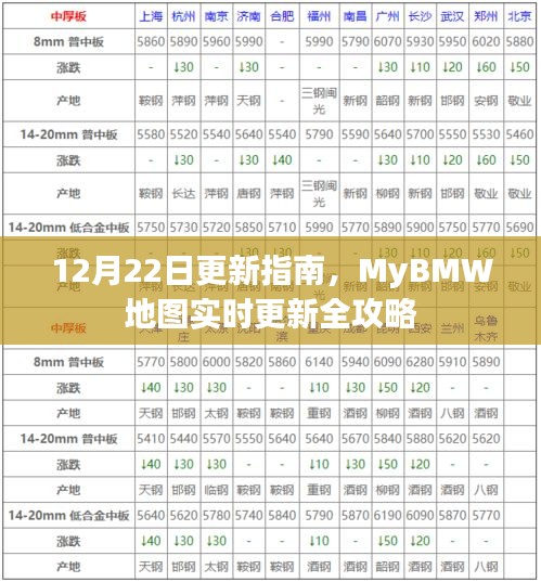 MyBMW地图实时更新全攻略，12月22日更新指南