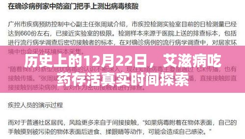 历史上的艾滋病吃药存活真实时间探索，12月22日的回顾与启示