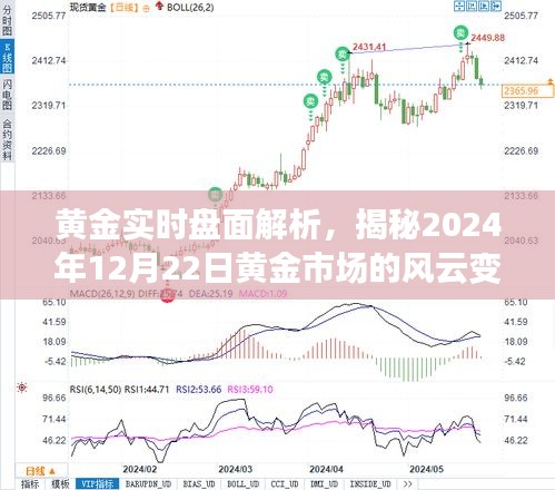 黄金市场风云变幻解析，揭秘黄金实时盘面与未来趋势预测（2024年12月22日）