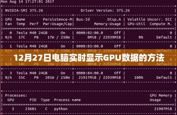 电脑实时GPU数据监控方法（12月27日更新）