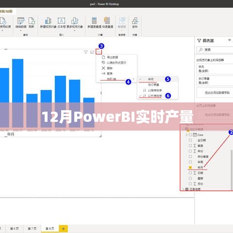 PowerBI实时产量监控报告（月度分析）