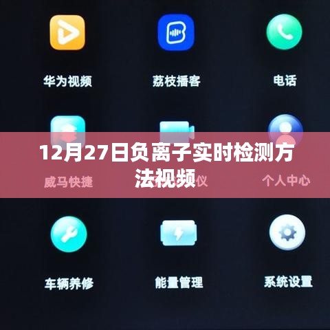 负离子实时检测方法视频演示，最新操作指南