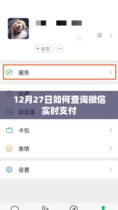 微信实时支付查询方法（12月27日指南）