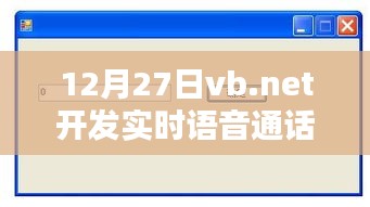 12月27日VB.NET开发实时语音通话功能新进展