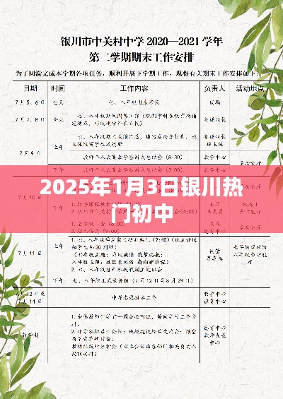 2025年银川热门初中揭晓，新年新气象