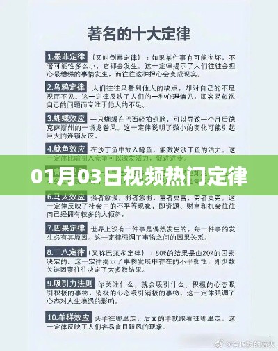 热门视频定律揭秘，揭秘成功秘诀，掌握流量密码！