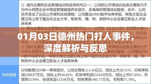 德州热门打人事件深度解析，反思与启示